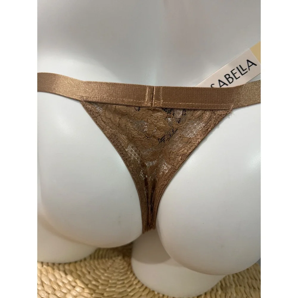 Cosabella‎ Never Say Never Italian Thong Quattro Lace Underwear size M
